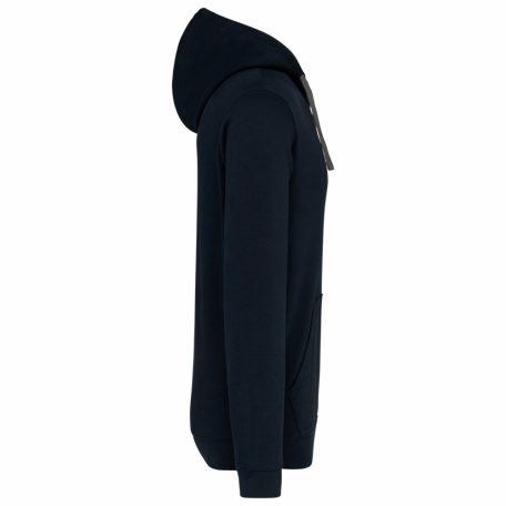 Kariban KA446 férfi pulóver kontrasztos kapucnival