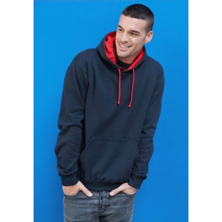 Kariban KA446 MEN'S CONTRAST HOODED SWEATSHIRT XL
