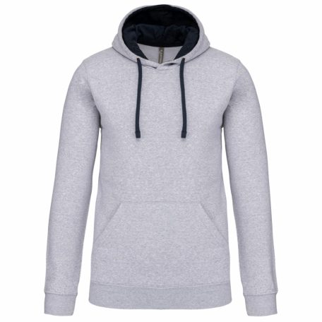 Kariban KA446 MEN'S CONTRAST HOODED SWEATSHIRT 2XL