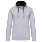 Kariban KA446 KONTRASZTOS KAPUCNIS PULÓVER 2XL