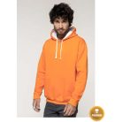 Kariban KA446 férfi pulóver kontrasztos kapucnival