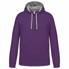 Kariban KA446 férfi pulóver kontrasztos kapucnival