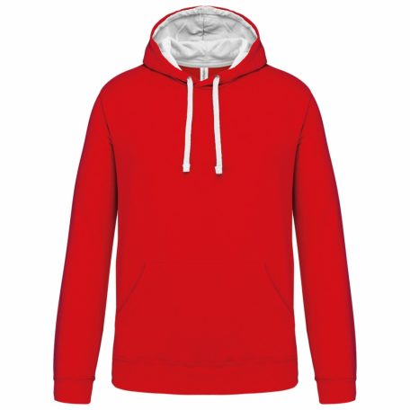 Kariban KA446 MEN'S CONTRAST HOODED SWEATSHIRT S