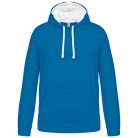 Kariban KA446 férfi pulóver kontrasztos kapucnival