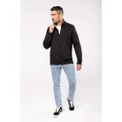 Kariban KA456 cipzáras pulóver csikos nyakkal