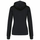 Kariban KA465 női pulóver kontrasztos kapucnival