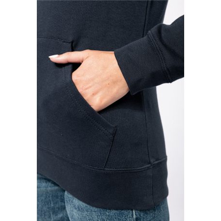 Kariban KA465 női pulóver kontrasztos kapucnival