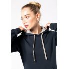 Kariban KA465 női pulóver kontrasztos kapucnival