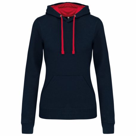 Kariban KA465 LADIES’ CONTRAST HOODED SWEATSHIRT XL