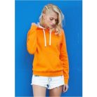 Kariban KA465 női pulóver kontrasztos kapucnival