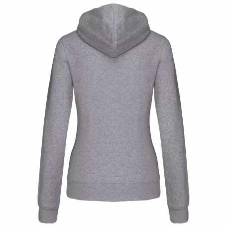 Kariban KA465 női pulóver kontrasztos kapucnival