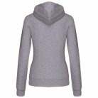 Kariban KA465 női pulóver kontrasztos kapucnival