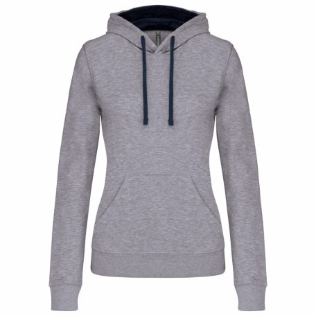 Kariban KA465 LADIES’ CONTRAST HOODED SWEATSHIRT XS