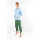 Kariban KA465 női pulóver kontrasztos kapucnival