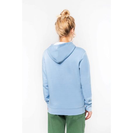 Kariban KA465 női pulóver kontrasztos kapucnival