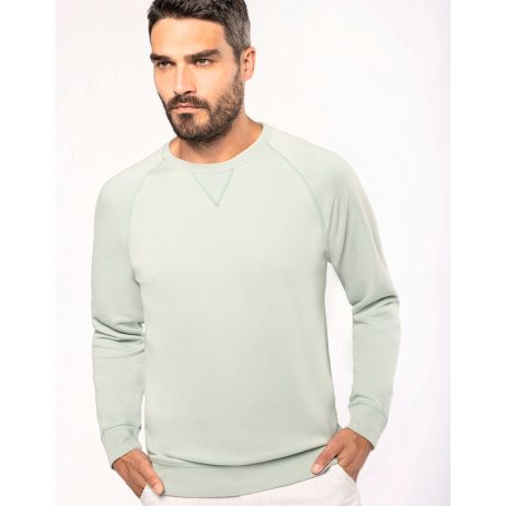 KA480 férfi kereknyakú pulóver organikus pamutból