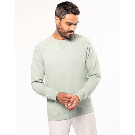 KA480 férfi kereknyakú pulóver organikus pamutból
