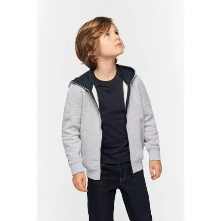 KA486 KIDS' FULL ZIP HOODED SWEATSHIRT