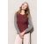 KA492 LADIES' TWO-TONE ORGANIC CREW NECK RAGLAN SLEEVE SWEATSHIRT