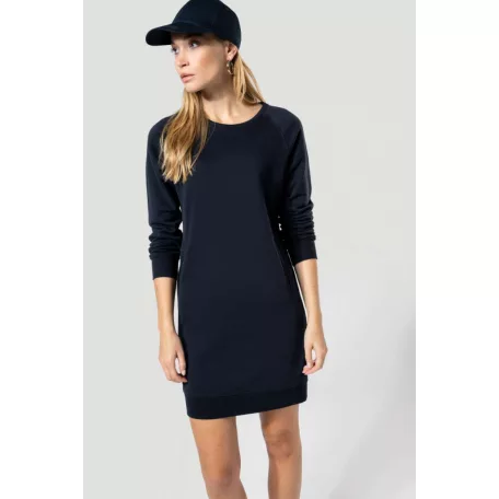 KA493 ORGANIC FLEECE LOUNGE DRESS