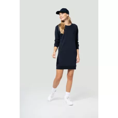 KA493 ORGANIC FLEECE LOUNGE DRESS