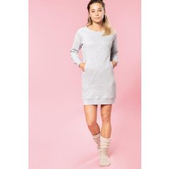KA493 ORGANIC FLEECE LOUNGE DRESS