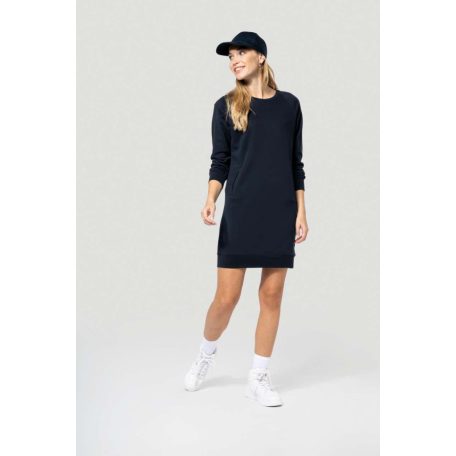 KA493 ORGANIC FLEECE LOUNGE DRESS
