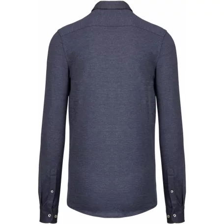 Kariban KA507 Jacquard kötésű hosszúujjú ing