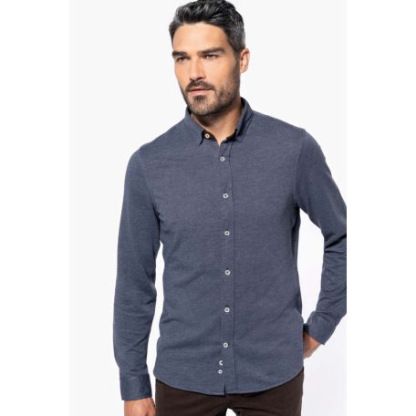 Kariban KA507 LONG-SLEEVED JACQUARD KNIT SHIRT M