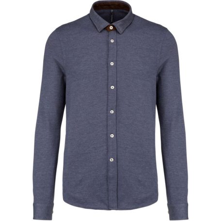 Kariban KA507 LONG-SLEEVED JACQUARD KNIT SHIRT S
