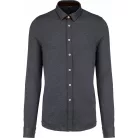 Kariban KA507 Jacquard kötésű hosszúujjú ing