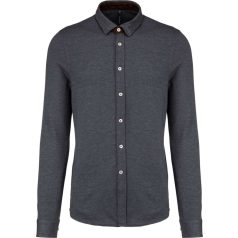 Kariban KA507 LONG-SLEEVED JACQUARD KNIT SHIRT M