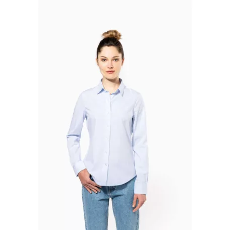 Kariban KA510 LADIES’ LONG-SLEEVED COTTON POPLIN SHIRT 2XL
