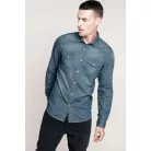 Kariban KA519 férfi hosszú ujjú farmer ing