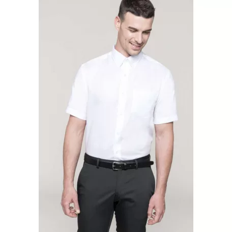 Kariban KA539 férfi rövid ujjú vasalásmentes ing