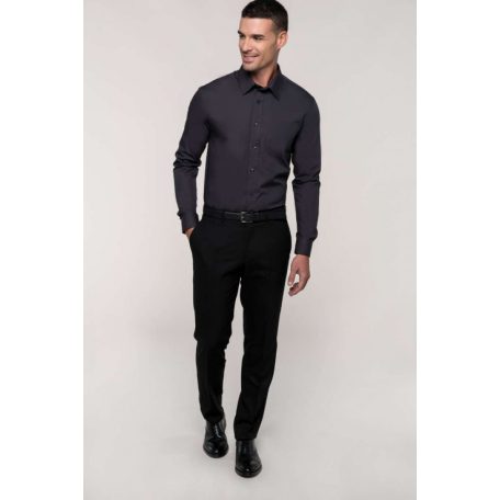 Kariban KA541 férfi hosszú ujjú pamut poplin ing