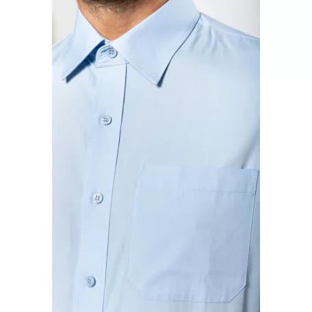 Kariban KA543 férfi rövid ujjú pamut poplin ing