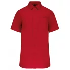 Kariban KA543 férfi rövid ujjú pamut poplin ing