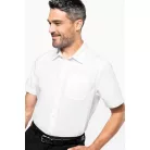 Kariban KA543 férfi rövid ujjú pamut poplin ing