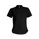 Kariban KA544 női rövid ujjú pamut poplin ing