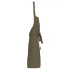 Kariban KA8000 kötény zseb nélkül, light khaki