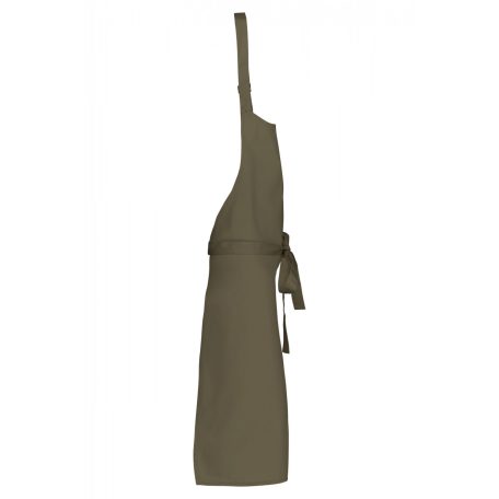 Kariban KA8000 kötény zseb nélkül, light khaki