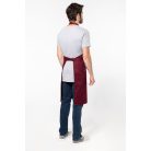 Kariban KA8000 bár kötény zseb nélkül, wine