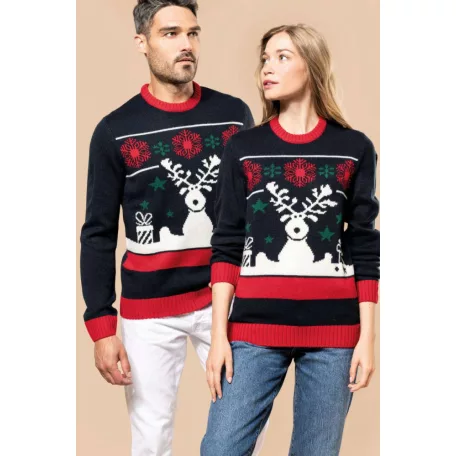 Kariban KA9010 unisex karácsonyi pulóver