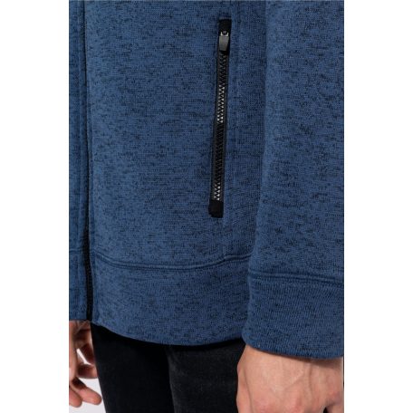 Kariban K9106 melírozott cipzáras dzseki/pulóver