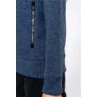 Kariban K9107 melírozott cipzáras dzseki/pulóver, női