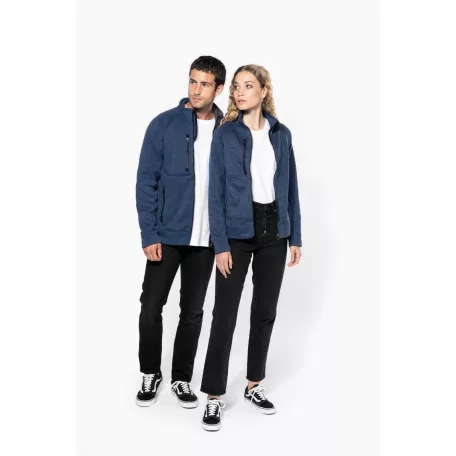 Kariban K9107 melírozott cipzáras dzseki/pulóver, női