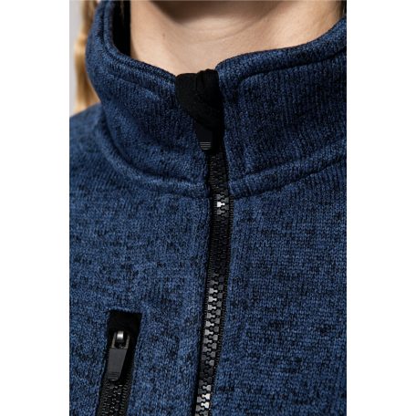Kariban K9107 melírozott cipzáras dzseki/pulóver, női