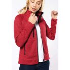 Kariban K9107 melírozott cipzáras dzseki/pulóver, női