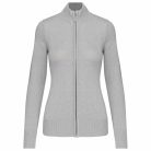 Kariban K962 női cipzáras kardigán